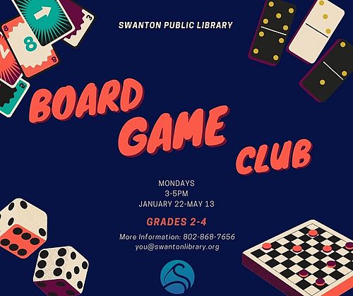 Board Game Club-Swanton Public Library